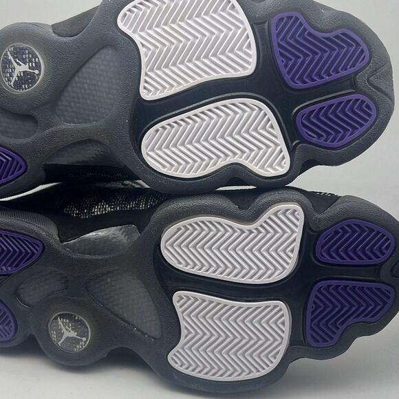 JORDAN HORIZON BHM 2016 BLACK/PURPLE STEEL-LIGHT CHARCOAL 822333 022 NWB Men 10 - Picture 14 of 15